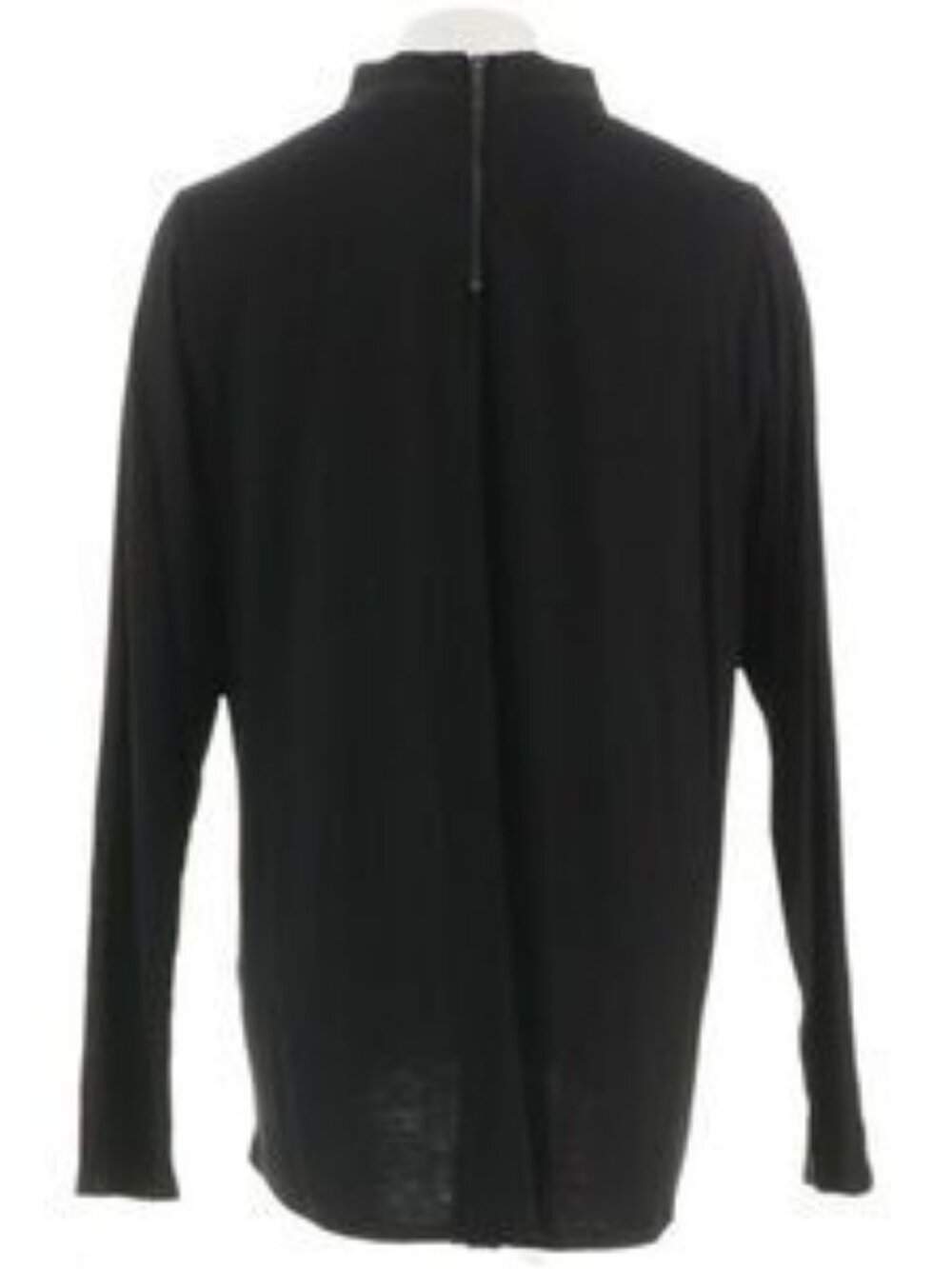 Lisa Rinna Collection Banded Neck Long Sleeve Top - Picture 3 of 5